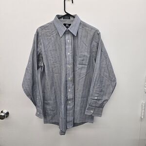 Vintage Stafford Wrinkle Free Oxford Mens Shirt 16-16.5 (C30)